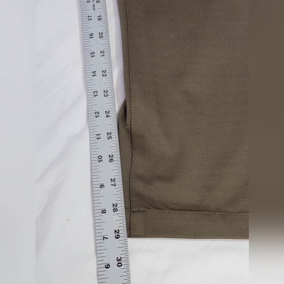 Kut from the Kloth Meg Super Wide Leg High Rise Trousers Color Olive Size 18 - Picture 5 of 16